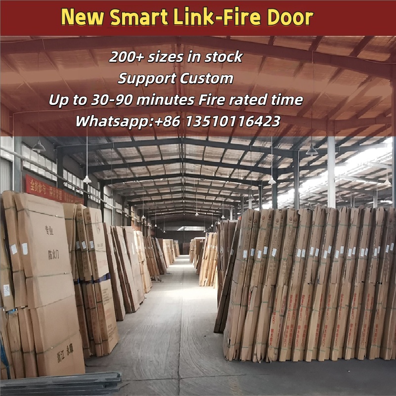 Steel fire door in stock